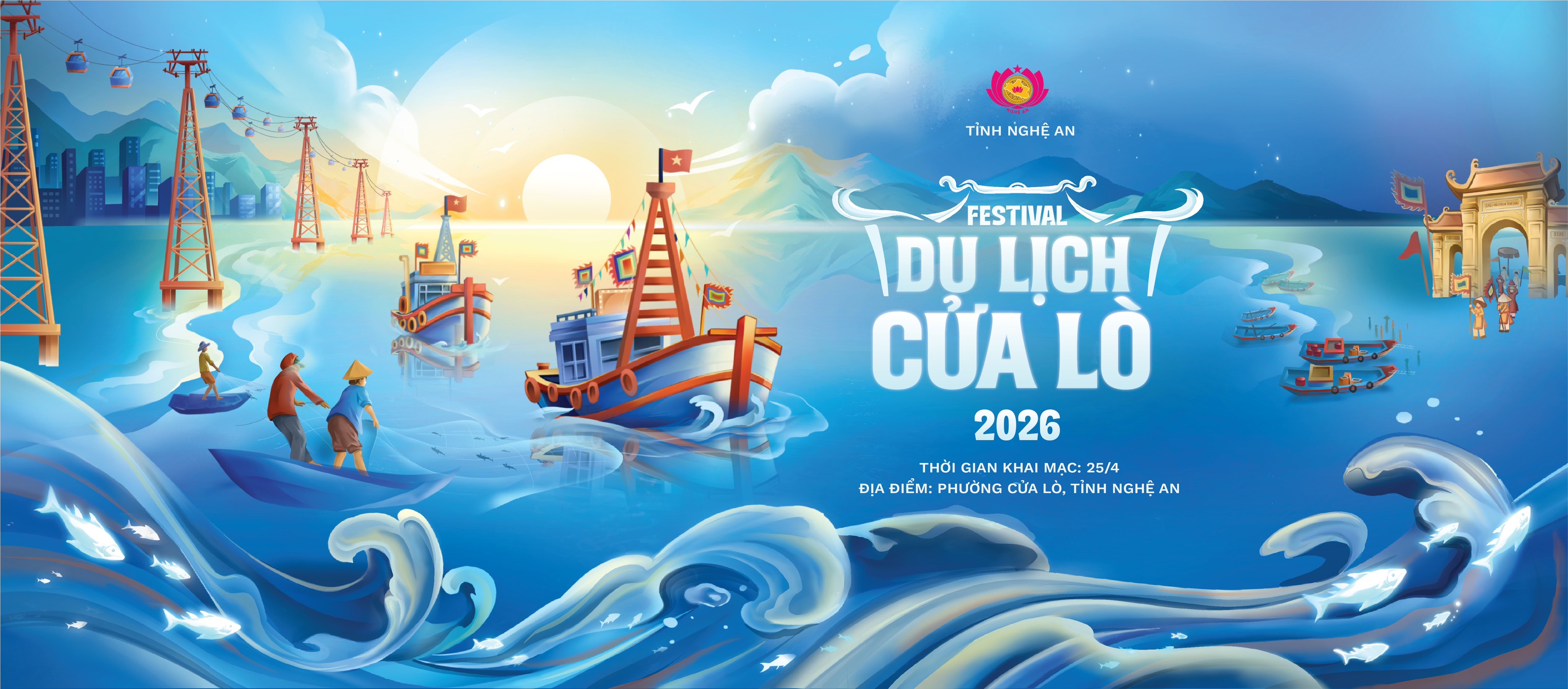 Eurowindow Holding đồng hành trong chương trình Festival Du lịch Cửa Lò 2026 “Bốn mùa biển gọi”