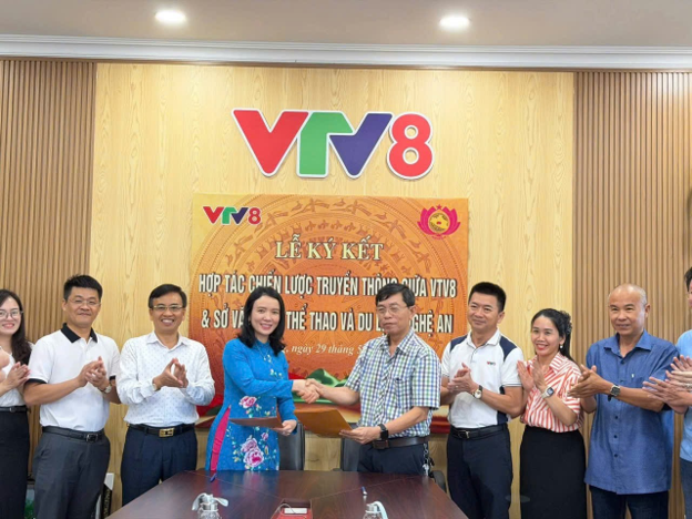 Sở Văn hoá, Thể thao và Du lịch Nghệ An ký kết hợp tác truyền thông với Kênh Truyền hình Quốc gia VTV8