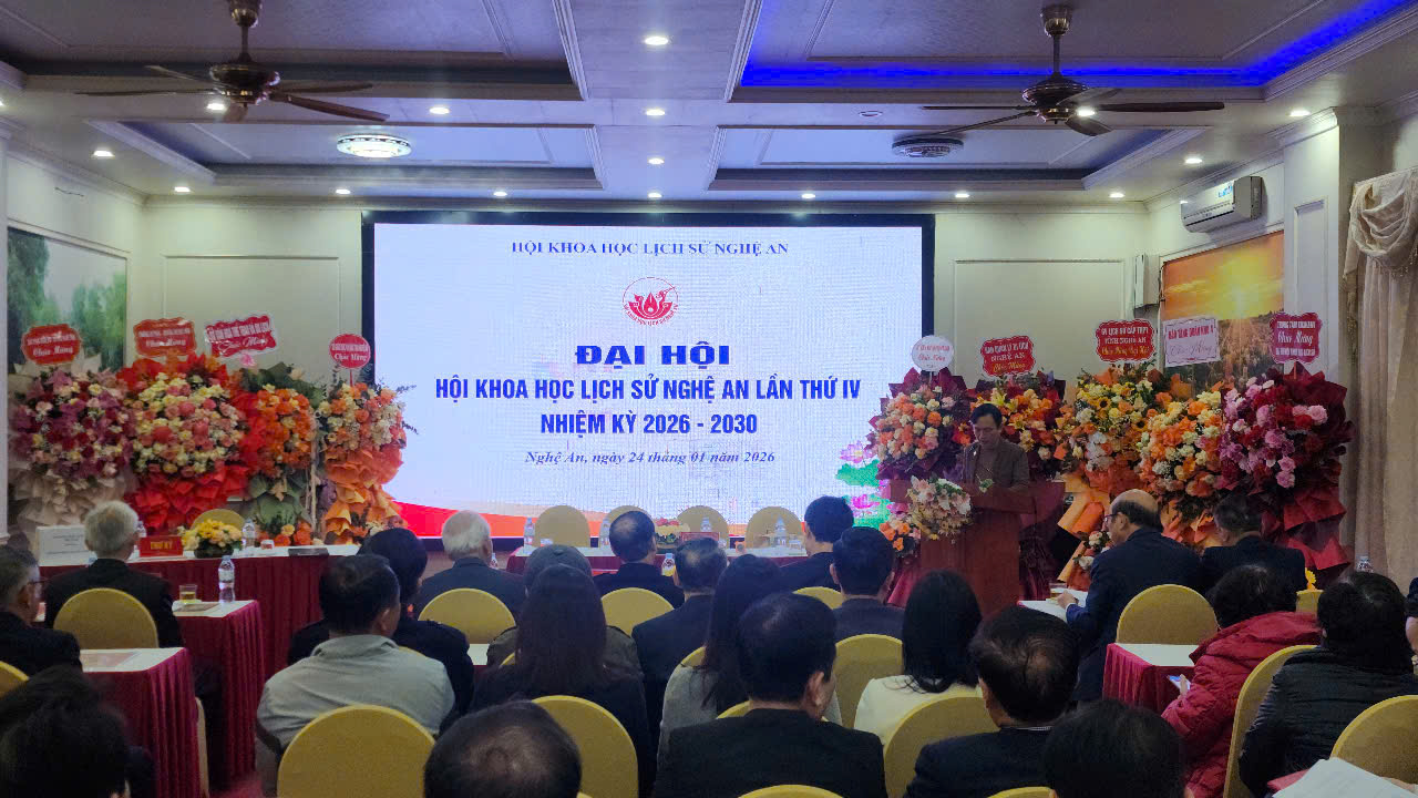 Hội khoa học lịch sử Nghệ An Đại hội nhiệm kỳ 2026 -2030