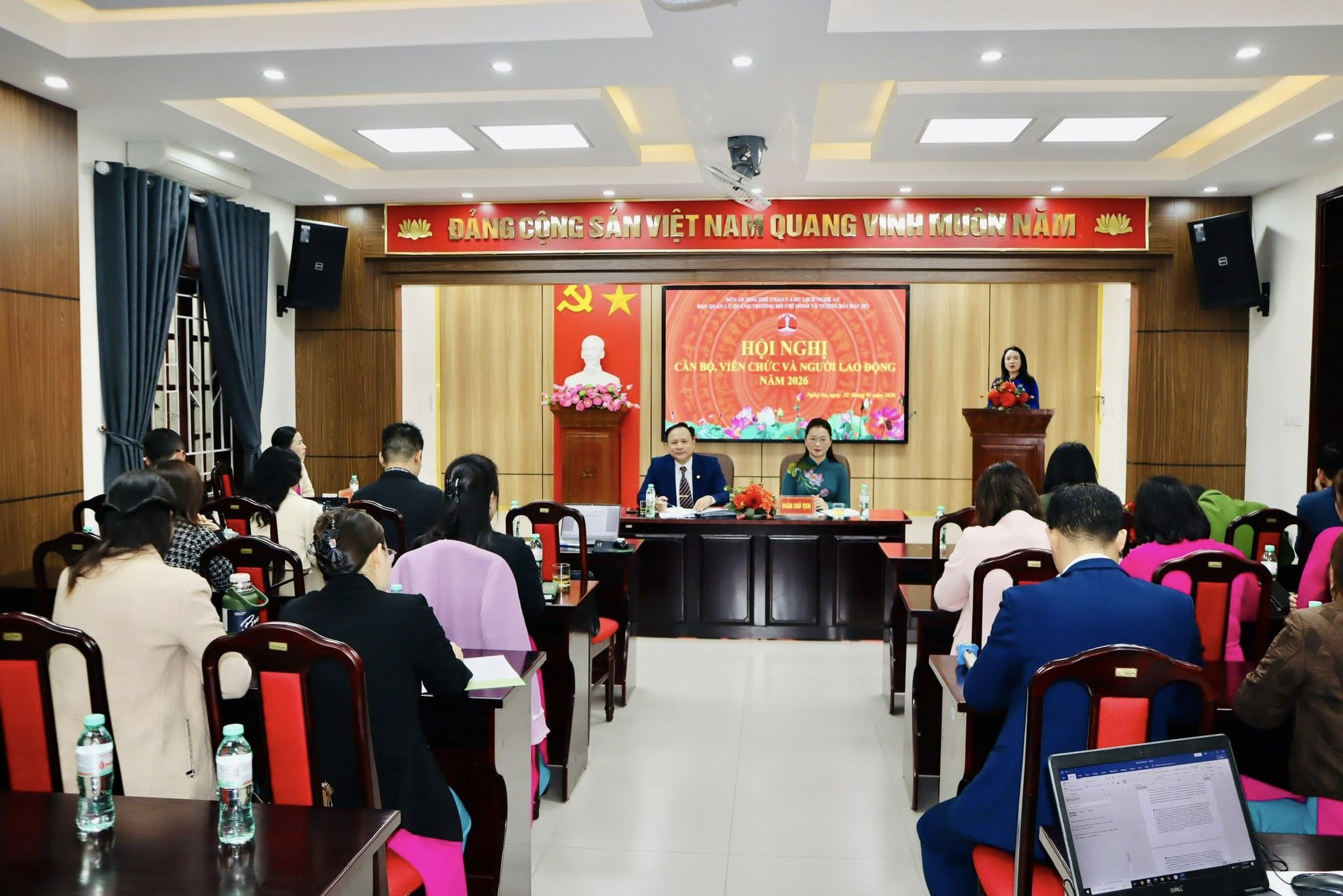 BQL Quảng trường Hồ Chí Minh và Tượng đài Bác Hồ tổ chức Hội nghị cán bộ, viên chức và người lao động năm 2026