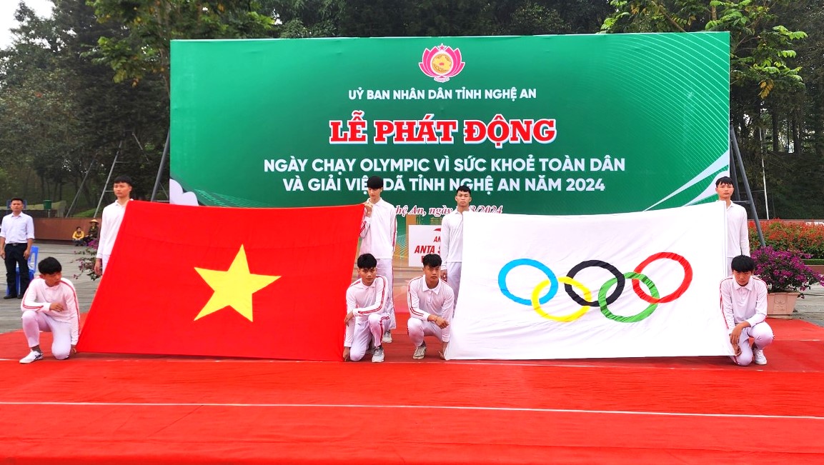 Nghệ An: Hơn 3000 người tham gia Ngày chạy Olympic vì sức khỏe toàn dân năm 2024