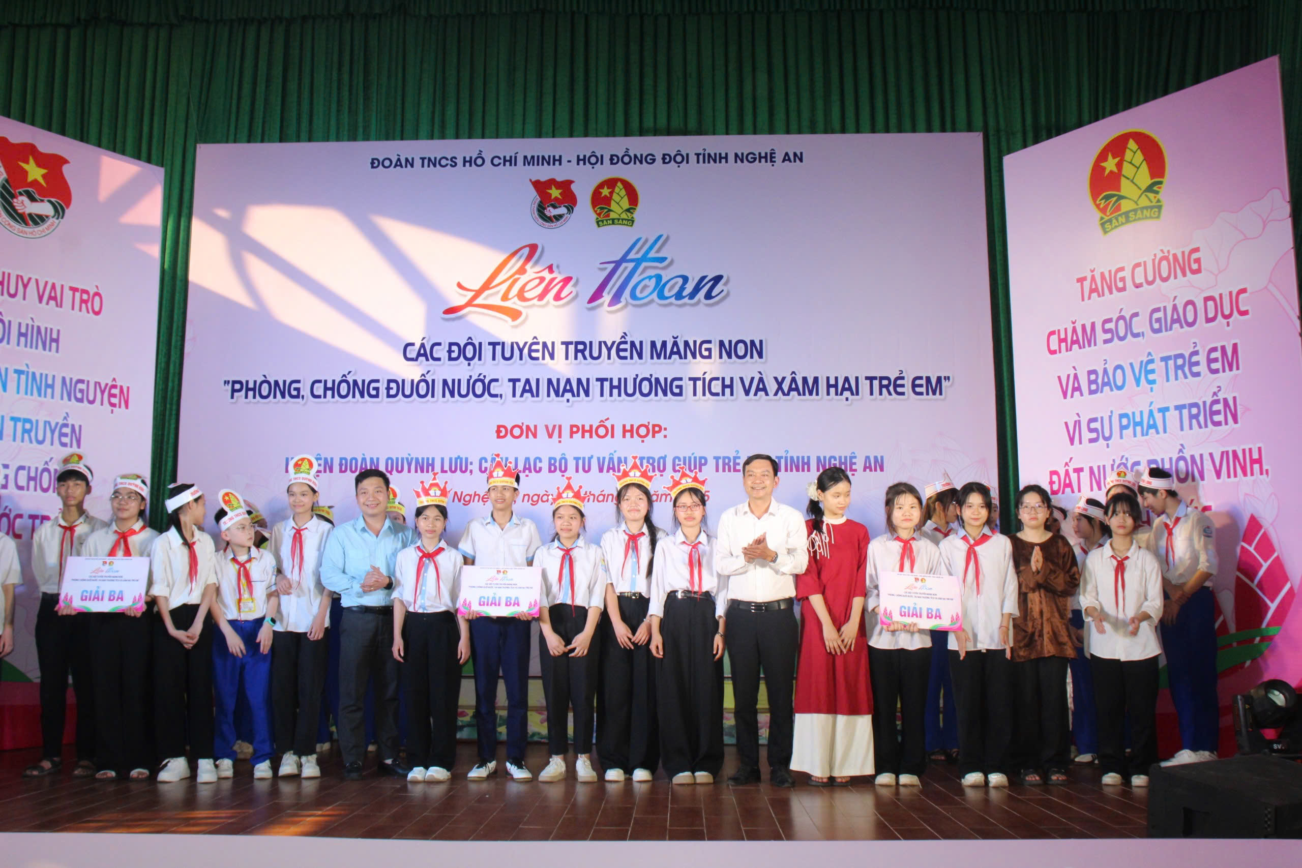 Liên hoan các Đội tuyên truyền măng non “Phòng chống đuối nước, tai nạn thương tích và xâm hại trẻ em”