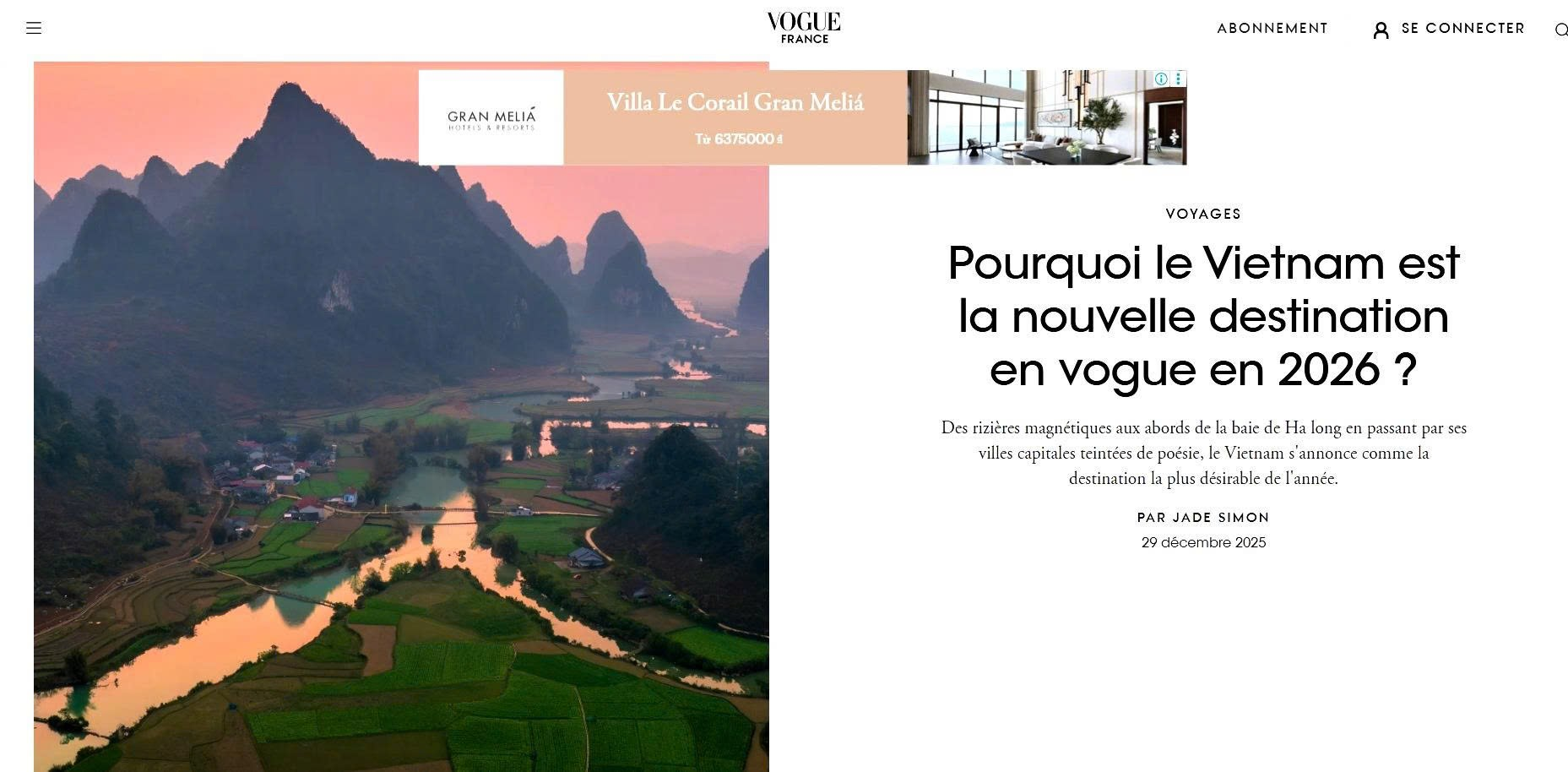 Việt Nam là điểm đến thời thượng nhất năm 2026