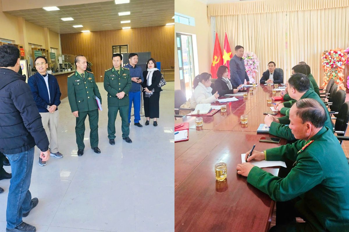 Bàn giao thiết bị và đưa vào vận hành Cụm Thông tin điện tử công cộng tại Cửa khẩu quốc tế Nậm Cắn