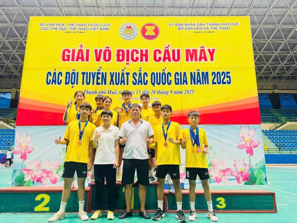 Đội tuyển Cầu mây Nghệ An giành 02 HCV. 03 HCĐ tại Giải vô địch cầu mây các đội tuyển xuất sắc quốc gia năm 2025