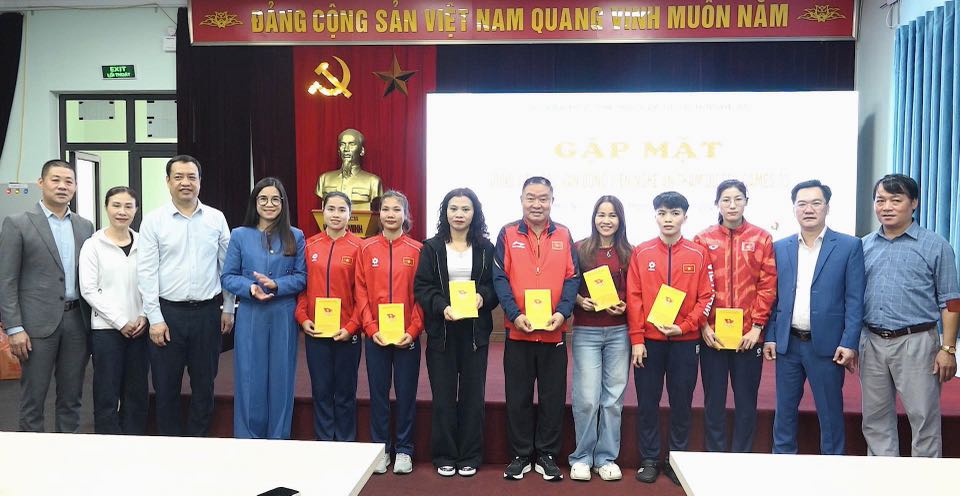 Nghệ An gặp mặt, động viên vận động viên tham gia SEA Games 33