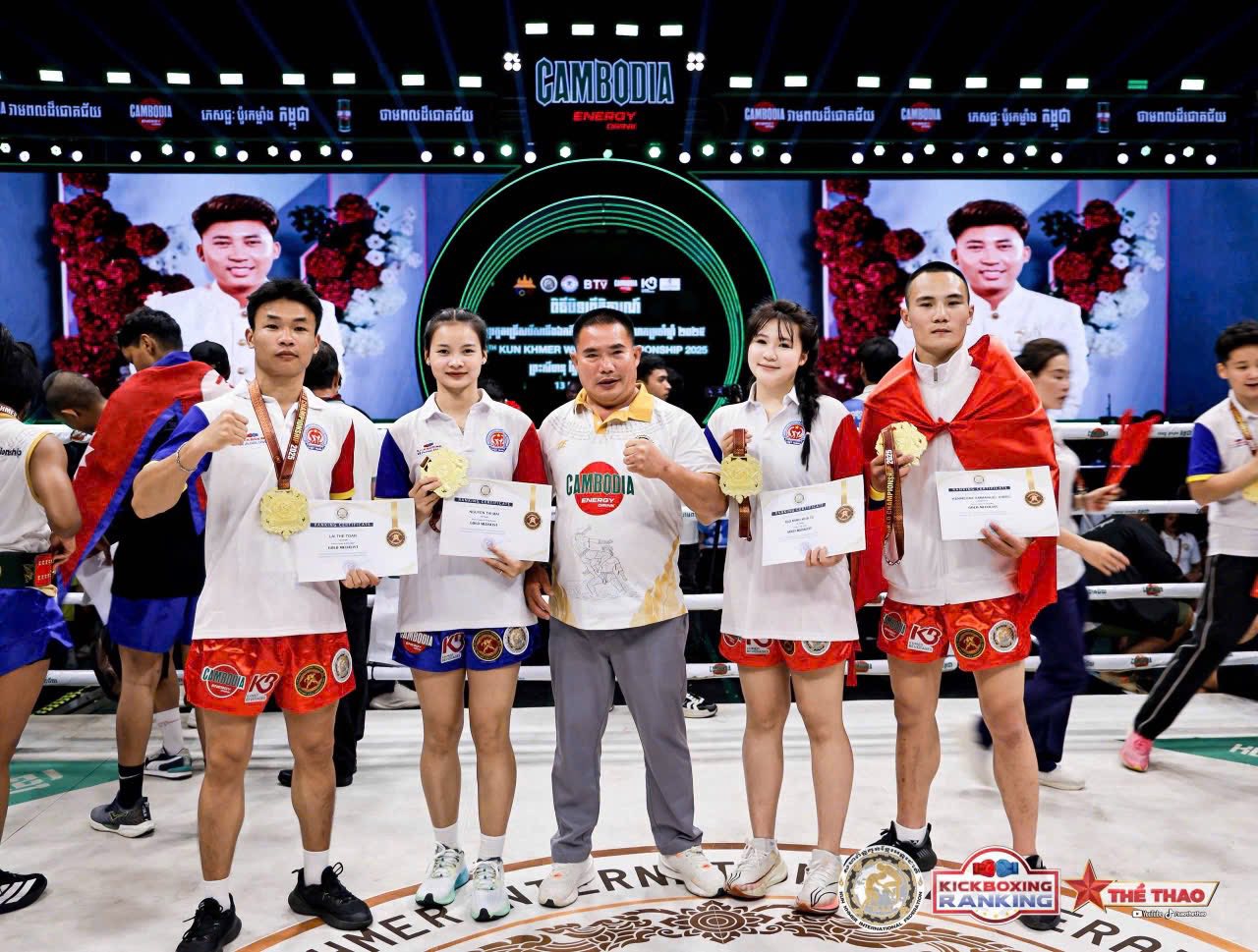 Khai xuân Bính Ngọ 2026, Nghệ An đạt 4 HCV tại Giải vô địch Kun Khmer thế giới