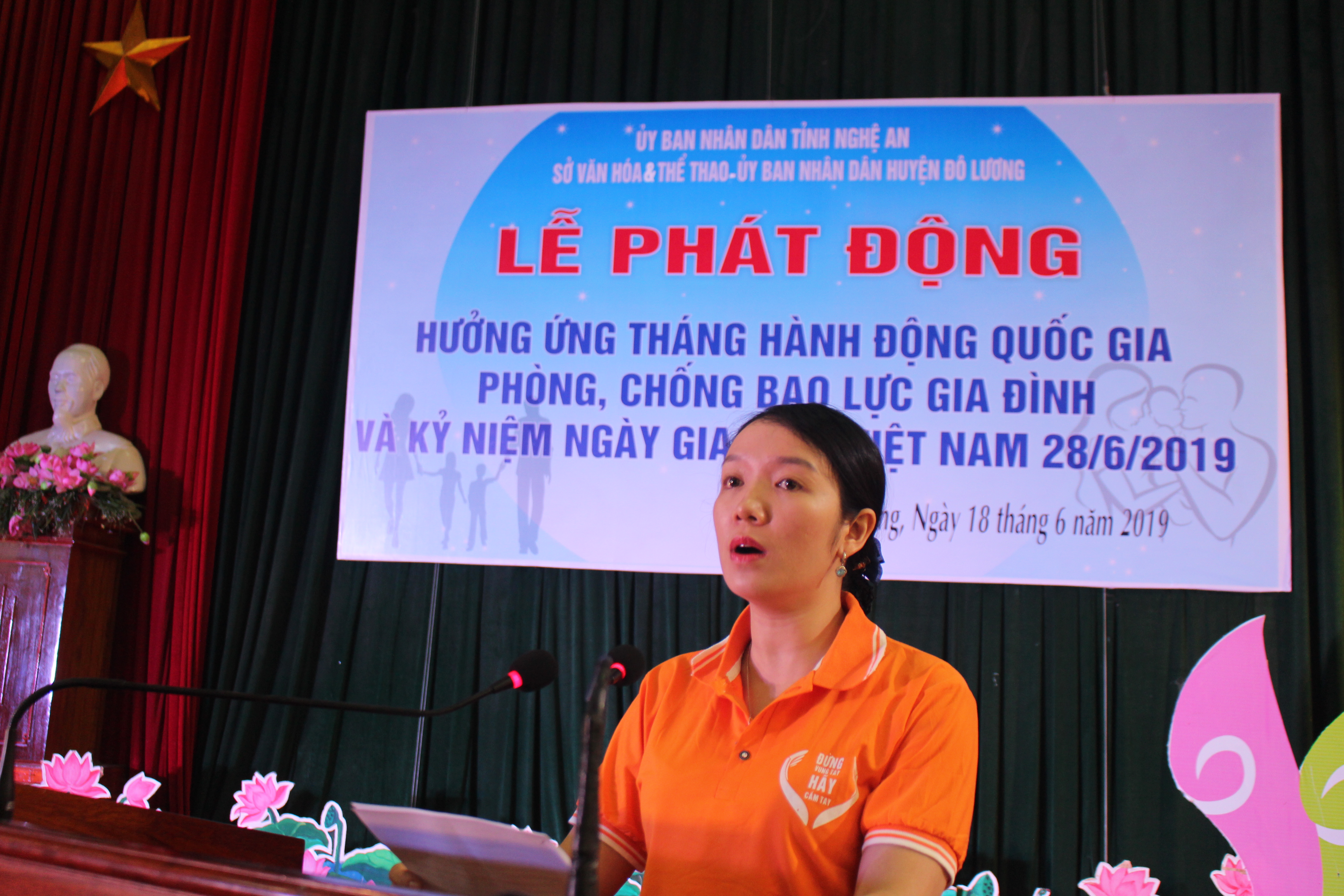 Nghệ An tổ chức Lễ Phát động Hưởng ứng tháng hành động quốc gia phòng, chống Bạo lực gia đình và kỷ niệm Ngày gia đình Việt Nam 28/6/2019