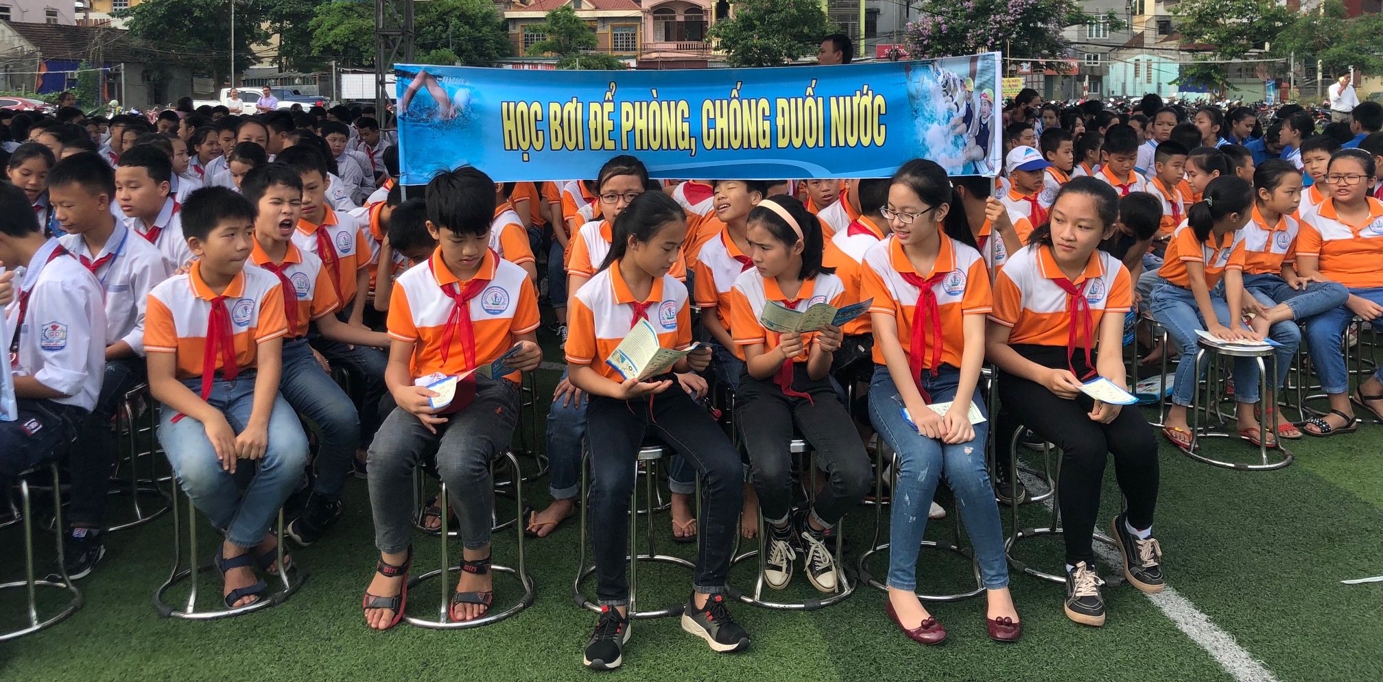 Nghệ An tổ chức Lễ phát động toàn dân tập luyện môn Bơi, phòng chống đuối nước gắn với tập huấn chương trình bơi an toàn và phòng chống đuối nước năm 2019