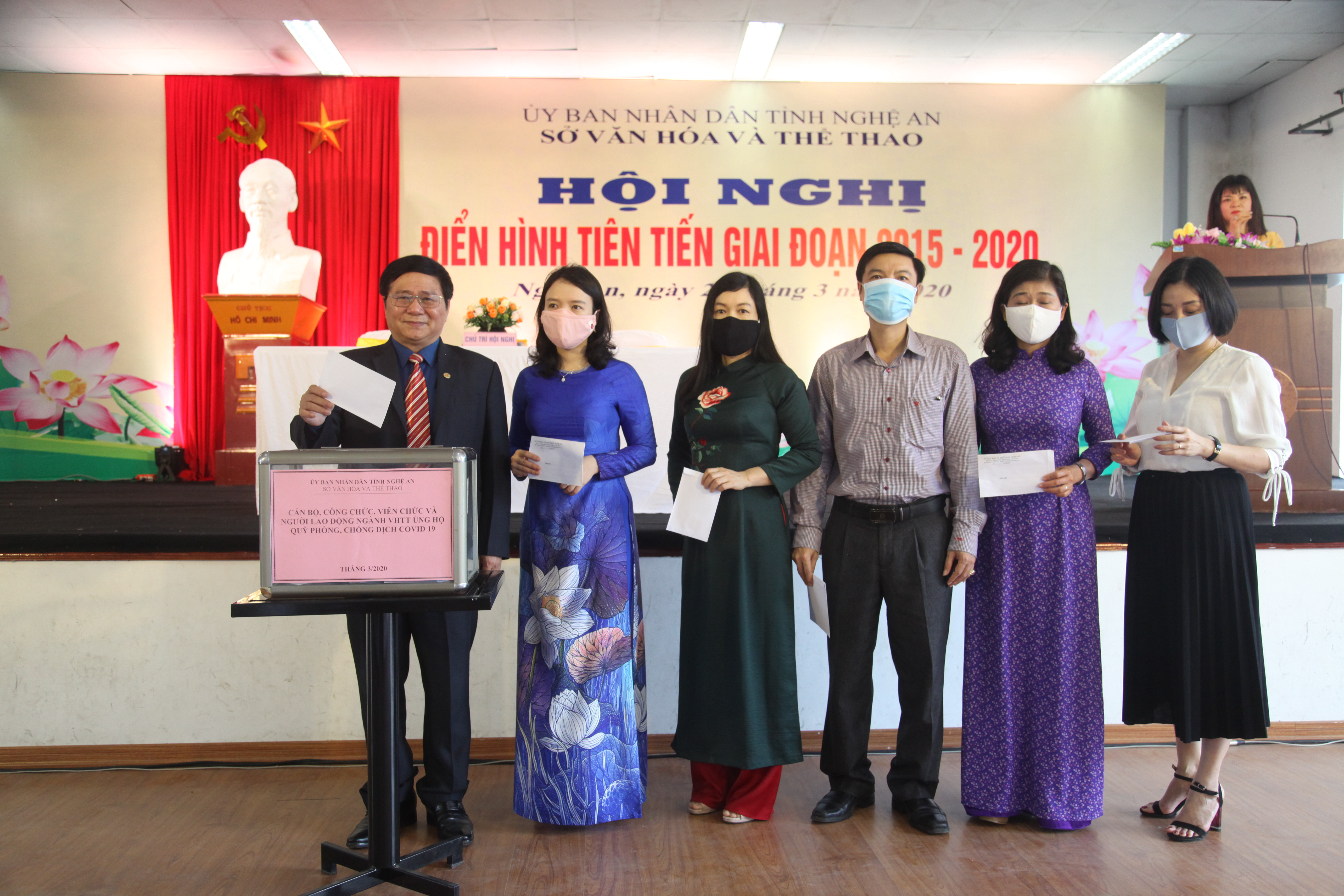 Ngành Văn hóa và Thể thao Nghệ An: Ủng hộ hơn 40 triệu đồng, 1.000 khẩu trang cho việc phòng, chống dịch virut Covid 19