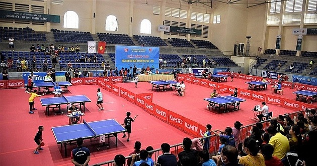 Bế mạc giải bóng bàn học sinh tỉnh Nghệ An năm học 2022-2023