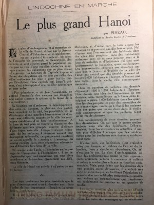 Vệ sinh, giao thông và thẩm mỹ – 3 vấn đề cốt yếu trong việc quy hoạch thành phố Hà Nội của người Pháp