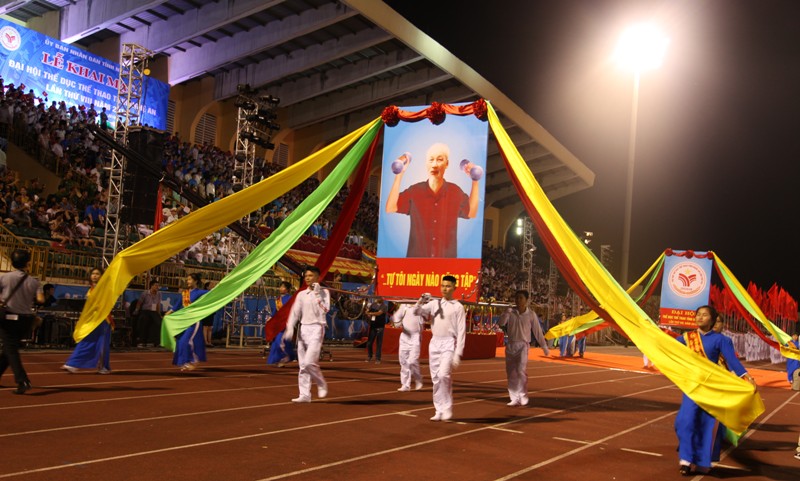 Khai mạc Đại hội TDTT tỉnh Nghệ An lần thứ VIII