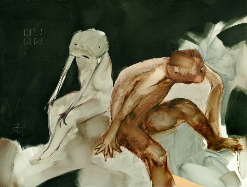 Xem tranh "Xác Phàm" của Doãn Hoàng Lâm