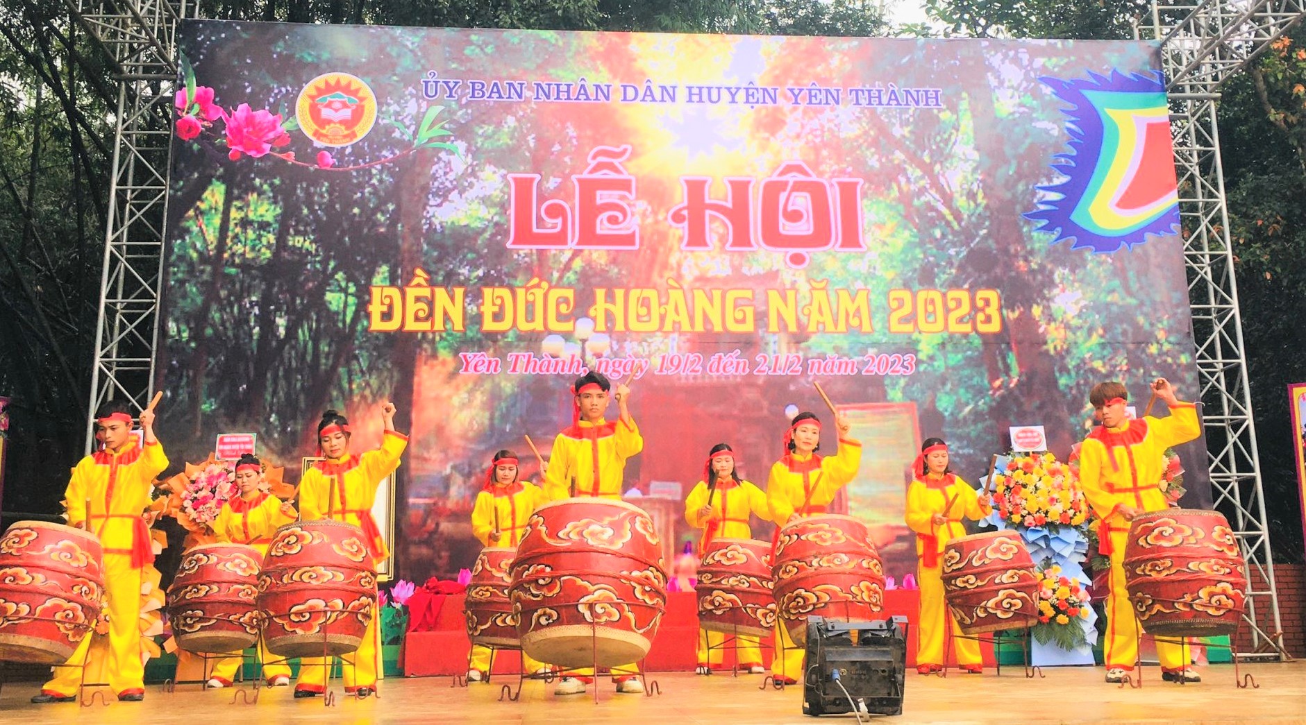 Huyện Yên Thành khai hội đền Đức Hoàng năm 2023