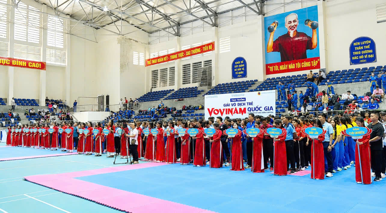 Khai mạc Giải Vô địch trẻ Vovinam quốc gia năm 2026