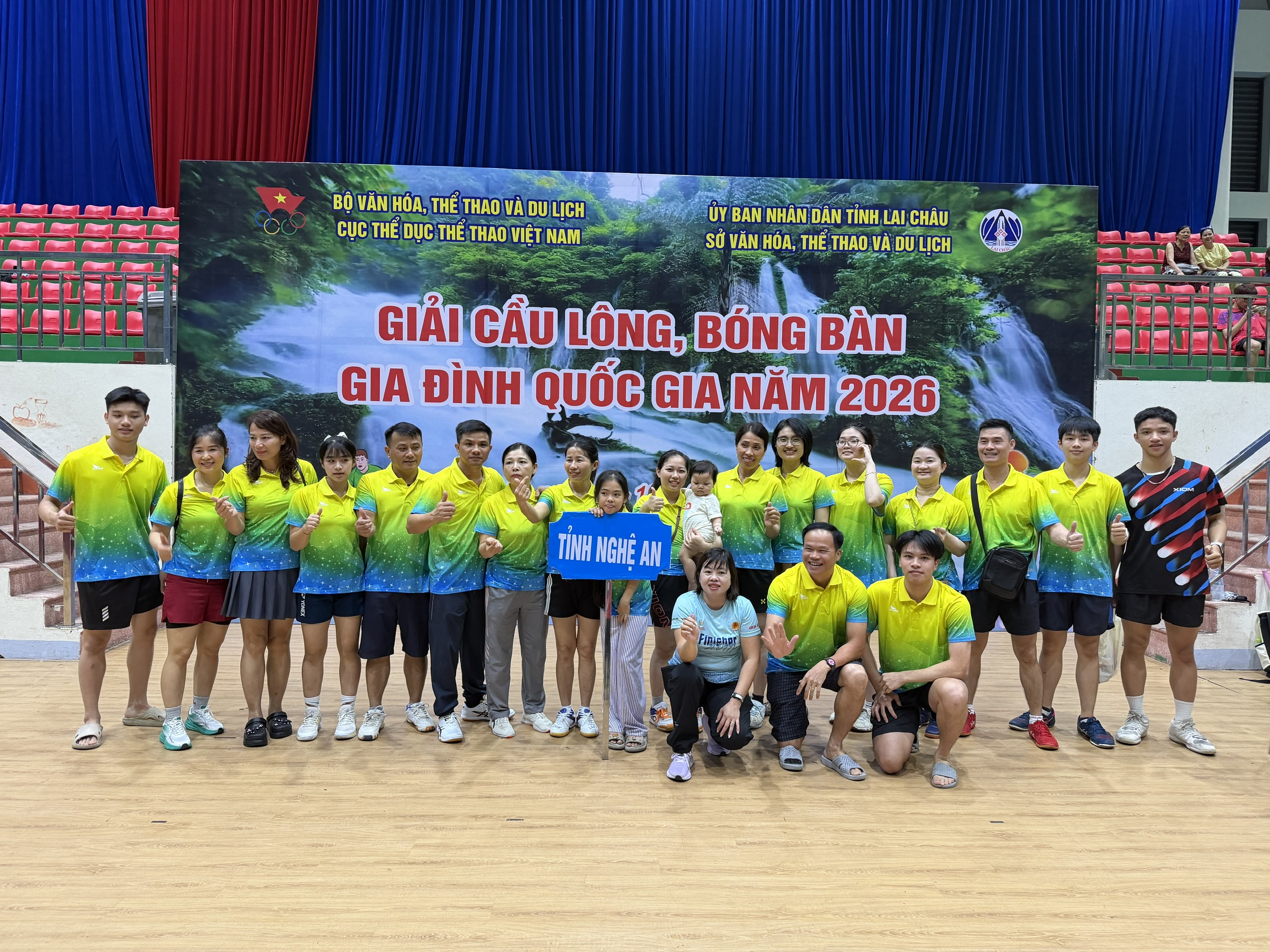 Đoàn Nghệ An giành 16 huy chương tại Giải Cầu lông, Bóng bàn gia đình quốc gia 2026