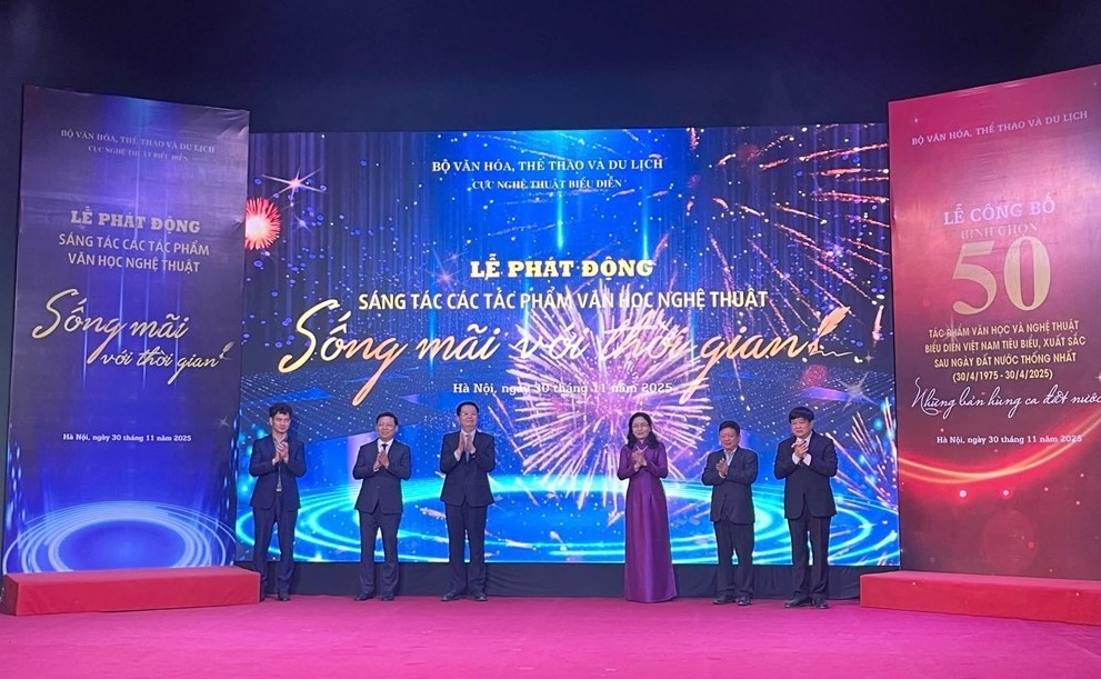 Phát động sáng tác các tác phẩm văn học nghệ thuật “Sống mãi với thời gian” giai đoạn 2026 - 2030